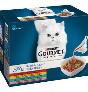 4x Gourmet Perle Sauce Delight Vlees - Vis 12 x 85 gr