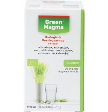 Green Magma Biologisch Gerstegras-sap Extract 136 tabletten