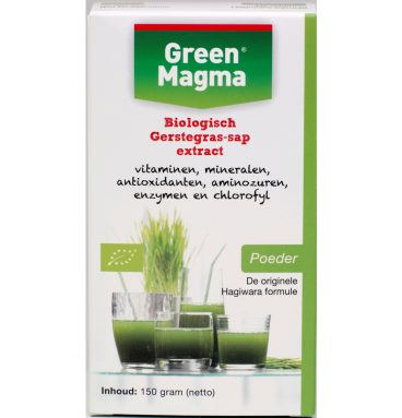 Green Magma Biologisch Gerstegras-sap Extract Poeder 150 gr