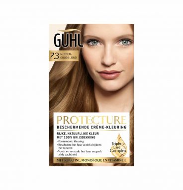 3x Guhl Beschermende Cremekleuring 7.3 Middengoudblond