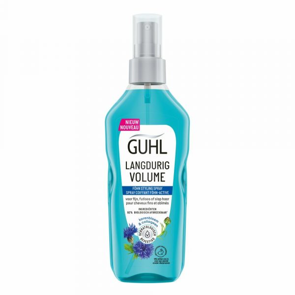 4x Guhl Fӧhn-Active Styling Spray Langdurig Volume 125 ml