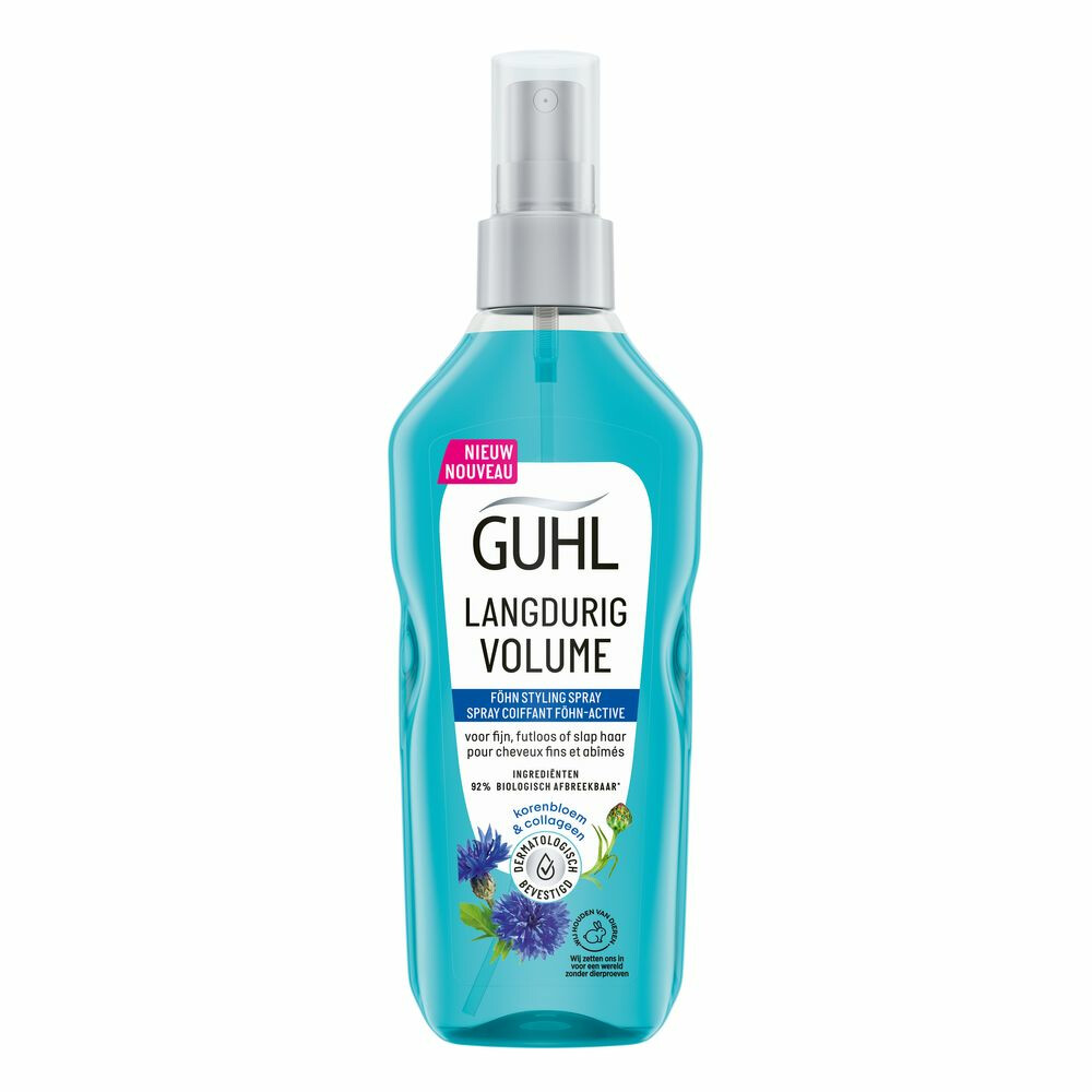 4x Guhl Fӧhn-Active Styling Spray Langdurig Volume 125 ml