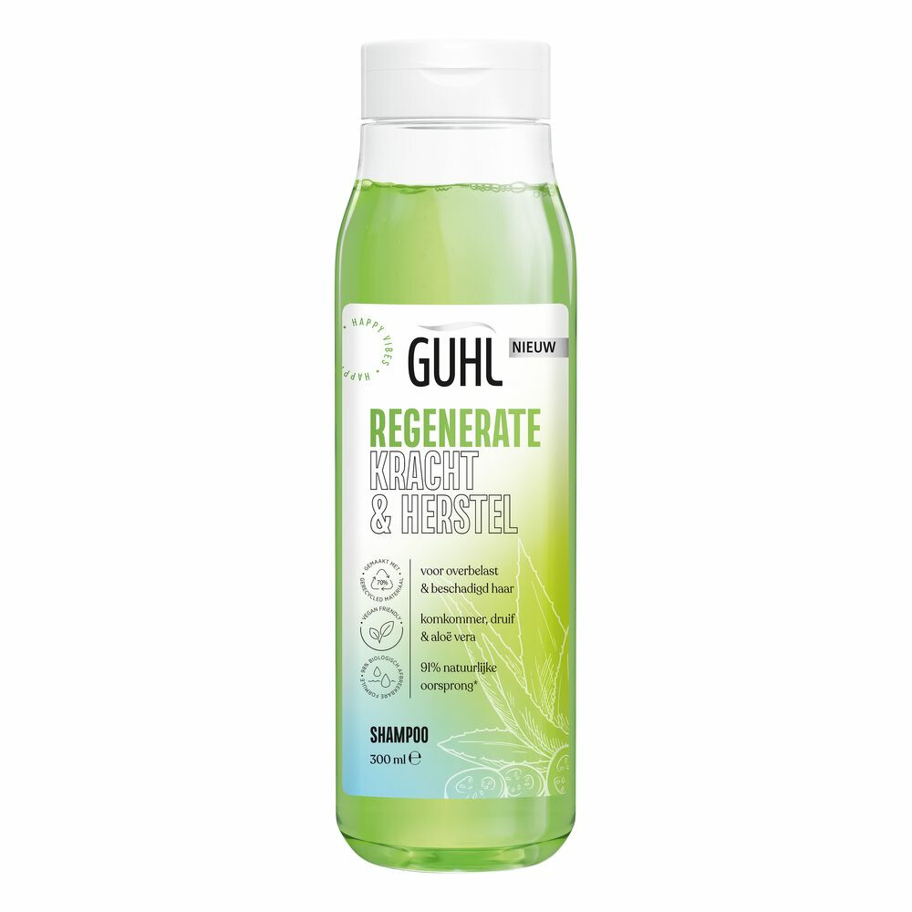 4x Guhl Happy Vibes Shampoo Regenerate 300 ml