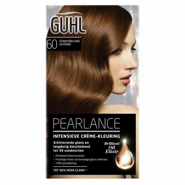 3x Guhl Pearlance Intensieve Crème-Haarkleuring 60 Donkerblond Almond