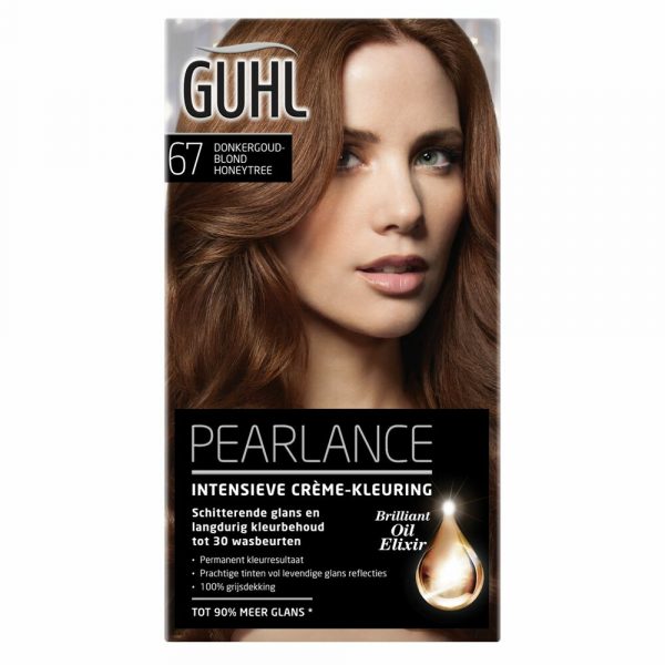 3x Guhl Pearlance Intensieve Crème-Haarkleuring 67 Donkergoudblond Honeytree