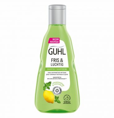 4x Guhl Shampoo Fris&Luchtig 250 ml