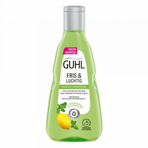 4x Guhl Shampoo Fris&Luchtig 250 ml