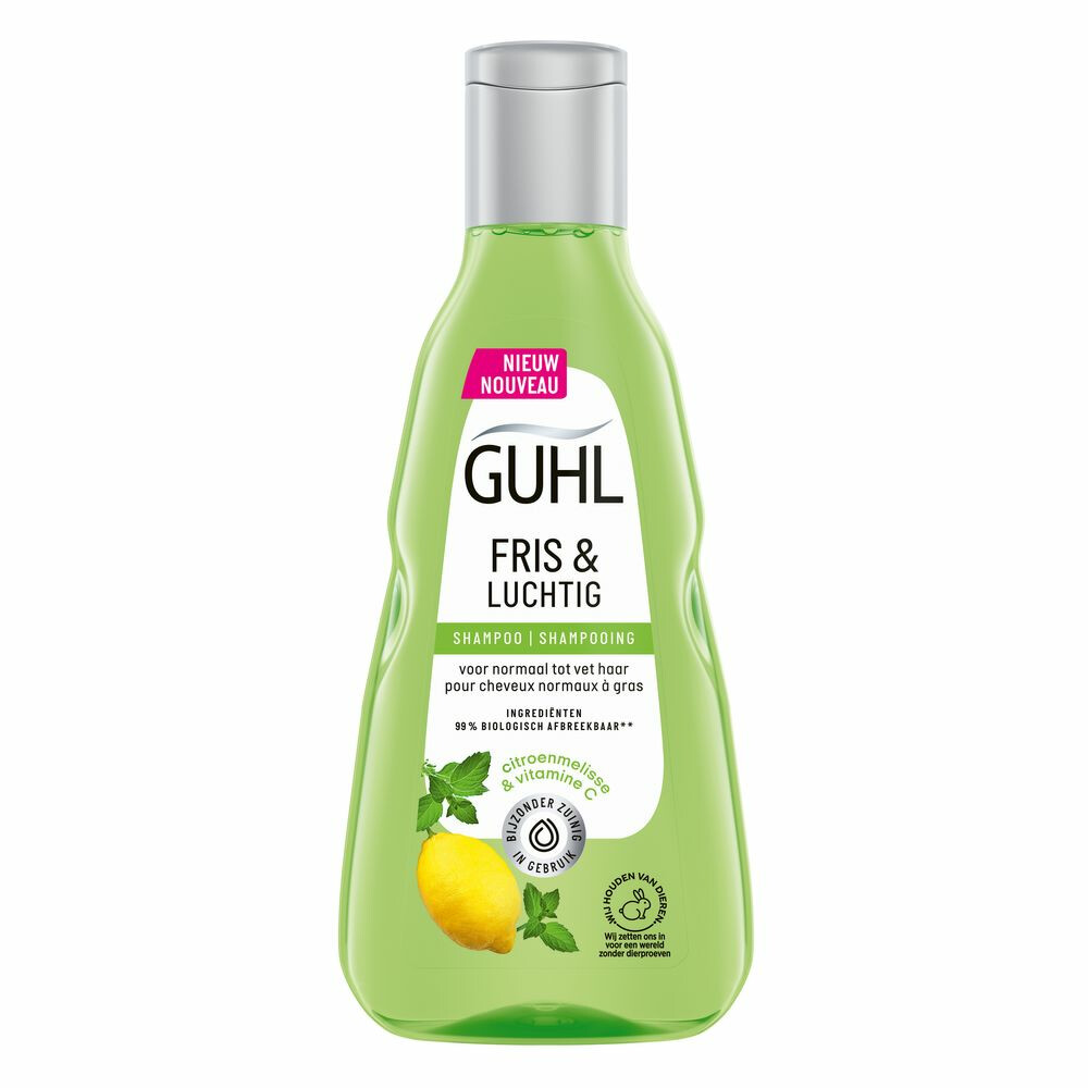 4x Guhl Shampoo Fris&Luchtig 250 ml