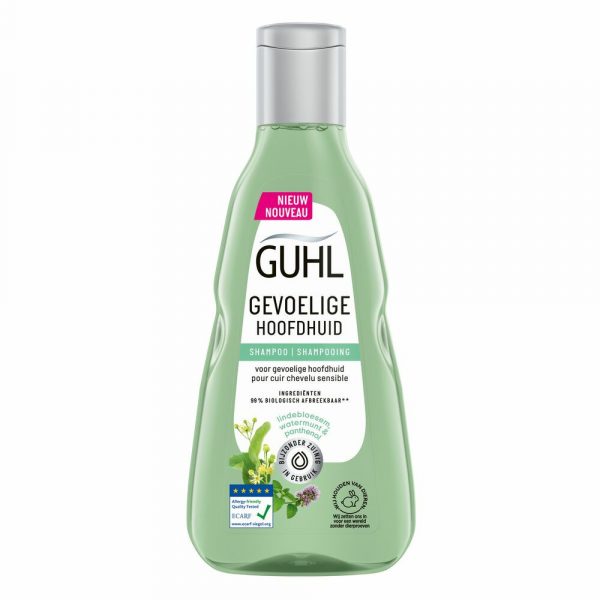 4x Guhl Shampoo Gevoelige Hoofdhuid 250 ml