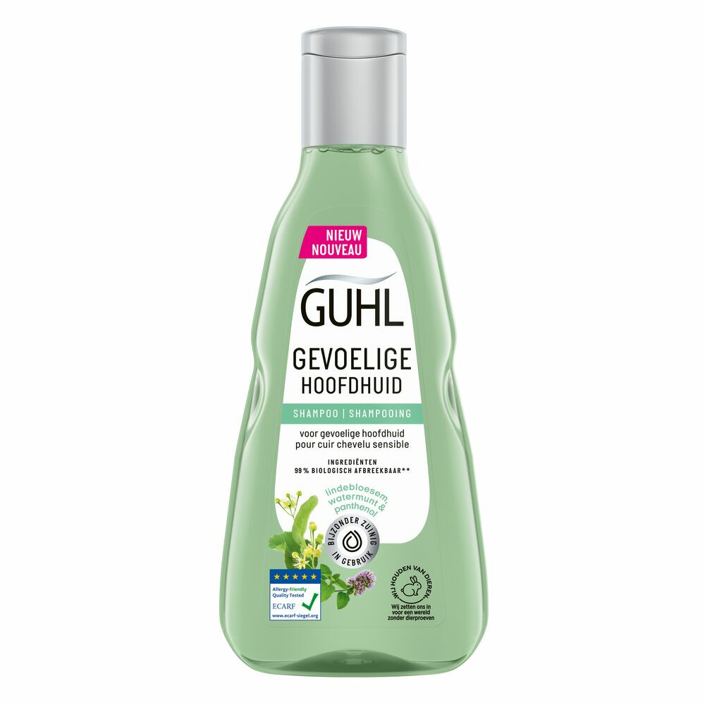 4x Guhl Shampoo Gevoelige Hoofdhuid 250 ml