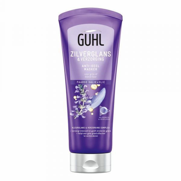 4x Guhl Zilverglans&Verzorging Anti-Geel Haarmasker 200 ml