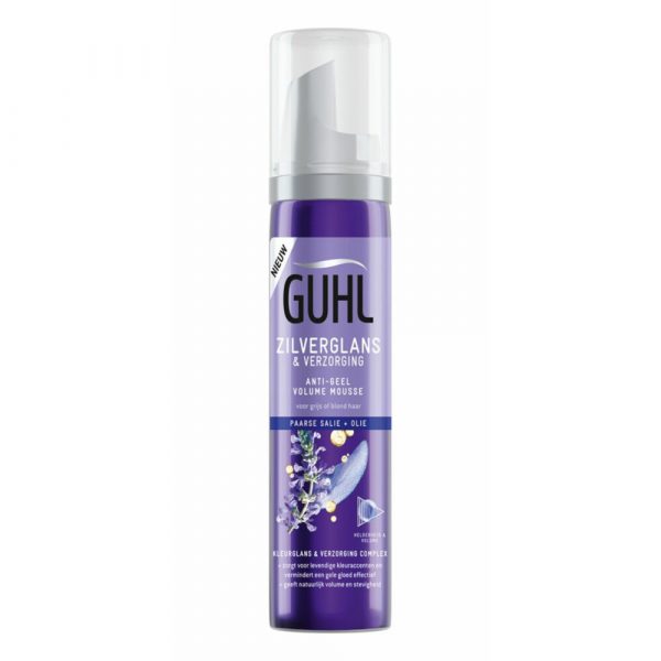 Guhl Zilverglans&Verzorging Anti-Geel Volume Mousse 75 ml