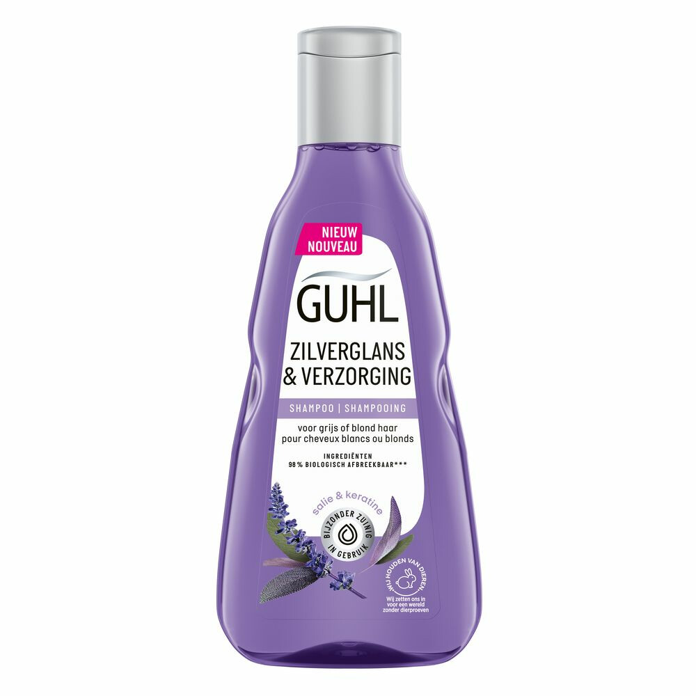 4x Guhl Zilverglans&Verzorging Shampoo 250 ml