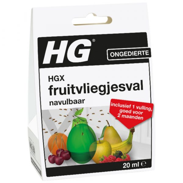 6x HG Fruitvliegjesval 20 ml