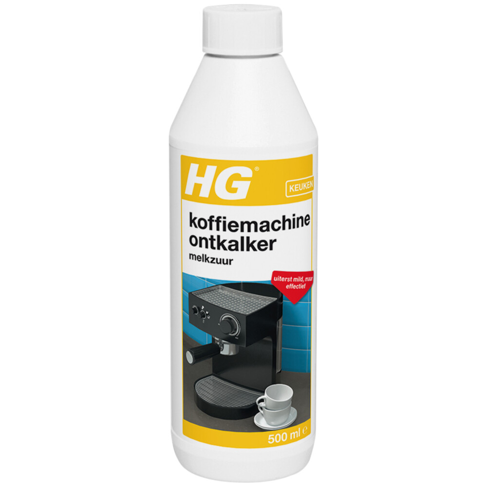 6x HG Koffiemachine Ontkalker Melkzuur 500 ml