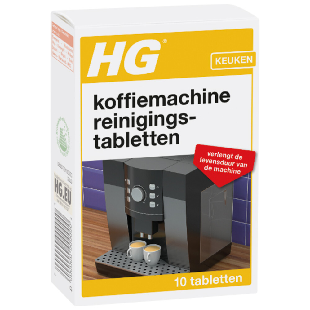 6x HG Koffiemachine Reinigingstabletten 10 tabletten