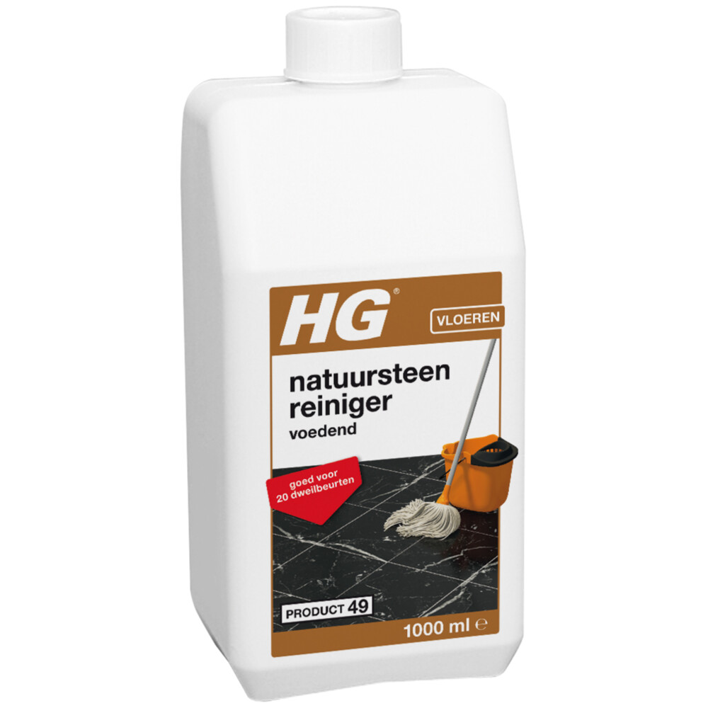 6x HG Natuursteen Reiniger Voedend 1 liter