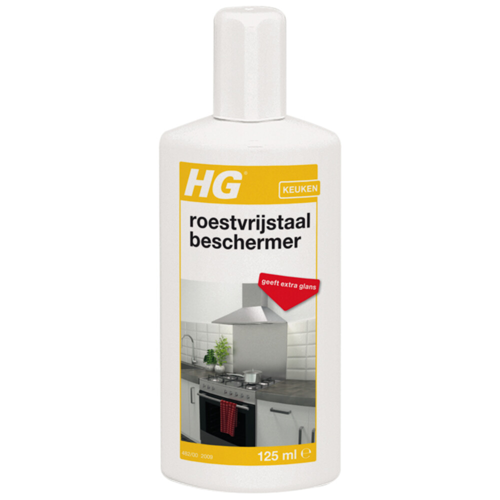 6x HG Roestvrijstaal Beschermer 125 ml