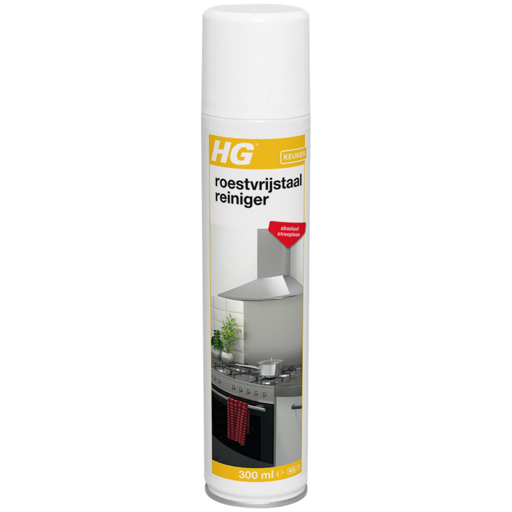 6x HG Roestvrijstaal Reiniger 300 ml