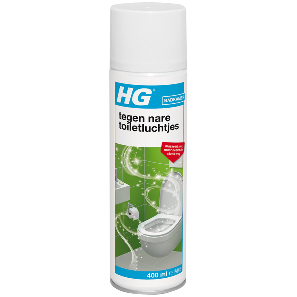 6x HG Tegen Nare Toiletluchtjes 400 ml