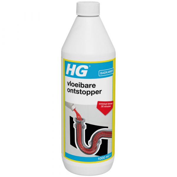 6x HG Vloeibare Ontstopper 1 liter