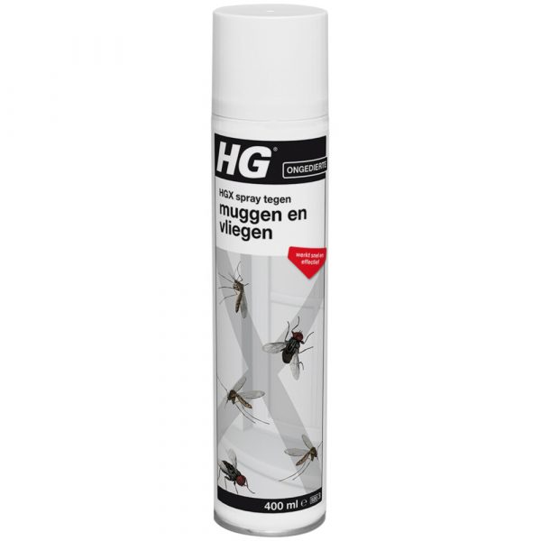 6x HG X Spray Tegen Muggen&Vliegen 400 ml