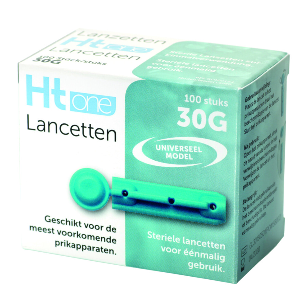 HT One Lancetten 30G 100 stuks