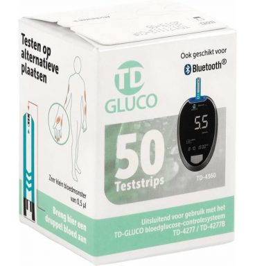 HT One TD Glucose Teststrips 50 stuks