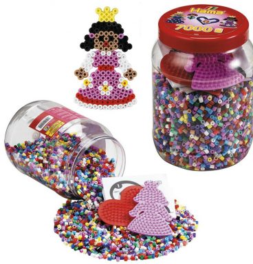 Hama Strijkkralen Set in Pot 7000 stuks Roze