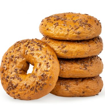 6x Happy Bakers Bagels Licht Meerzaden Glutenvrij 4 stuks