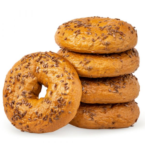 6x Happy Bakers Bagels Licht Meerzaden Glutenvrij 4 stuks