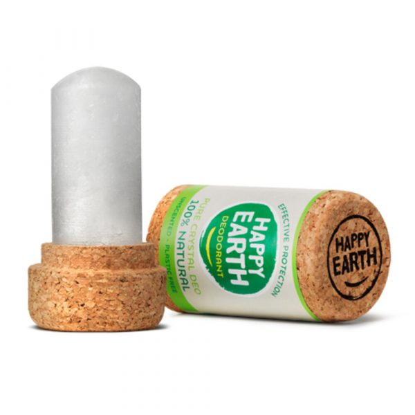 Happy Earth 100% Natuurlijke Crystal Deodorant Geurloos 90 gr