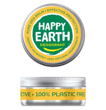 Happy Earth 100% Natuurlijke Deodorant Balm Jasmine Ho Wood 45 gr