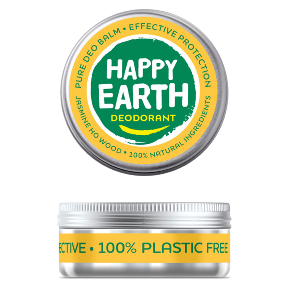 Happy Earth 100% Natuurlijke Deodorant Balm Jasmine Ho Wood 45 gr