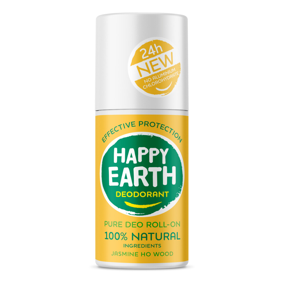 Happy Earth 100% Natuurlijke Deodorant Roller Jasmine Ho Wood 75 ml