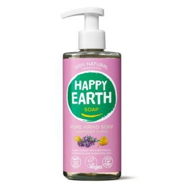 Happy Earth 100% Natuurlijke Handzeep Lavender Ylang 300 ml