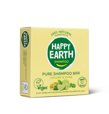 Happy Earth 100% Natuurlijke Shampoo Bar Volume&Shine 70 gr