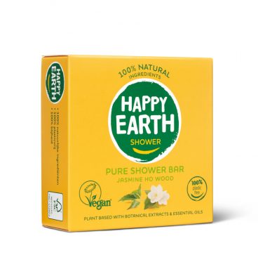 Happy Earth 100% Natuurlijke Shower Bar Jasmine Ho Wood 90 gr