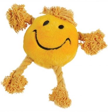 Happy Pet Flostouw Smiley Geel 29 cm