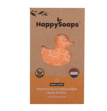 3x HappySoaps Baby&Kids Body Oil Bar Little Sunshine 3x20 gr