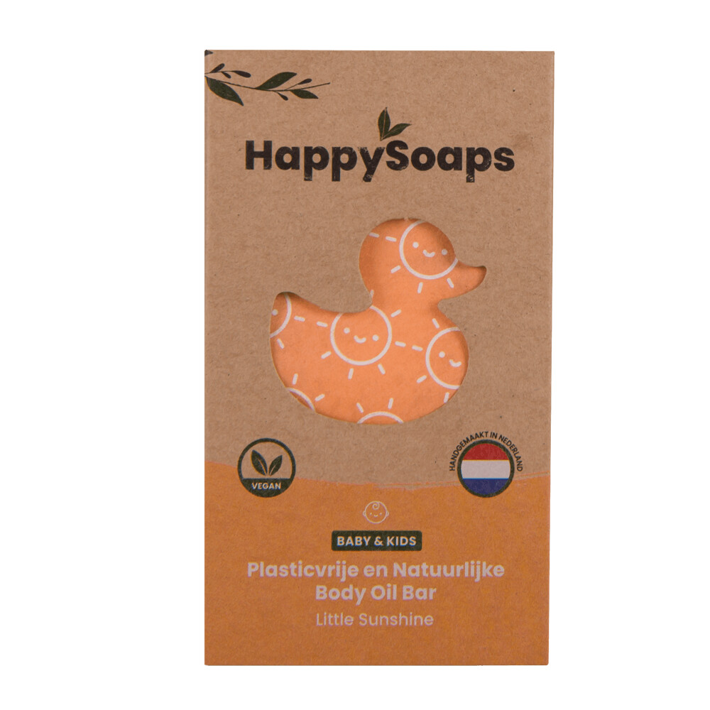 3x HappySoaps Baby&Kids Body Oil Bar Little Sunshine 3x20 gr