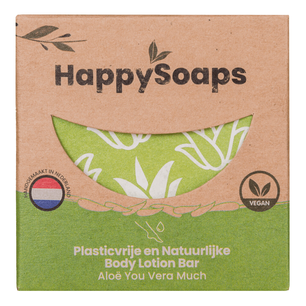 HappySoaps Body Lotion Bar Aloë You Vera Much 65 gr