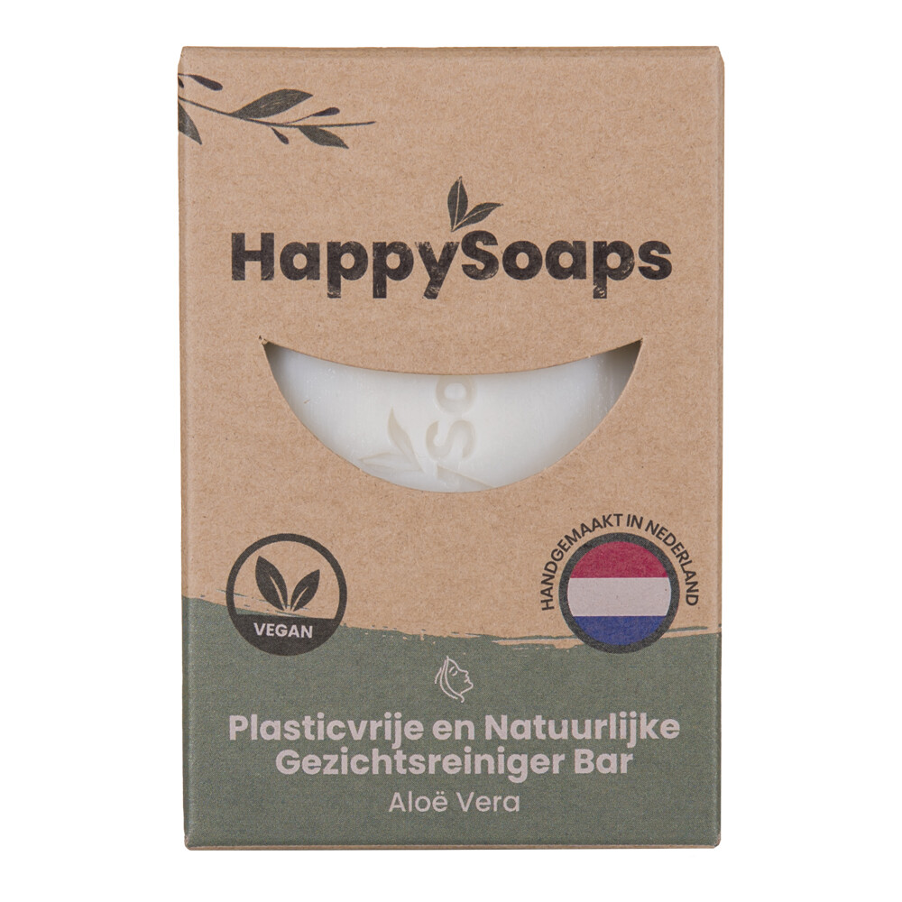 HappySoaps Gezichtsreiniger Aloë Vera 70 gr