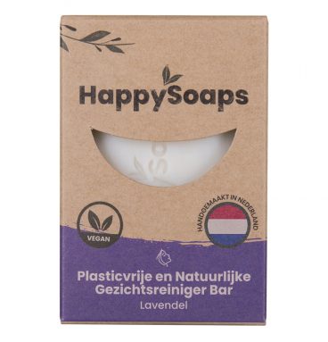 HappySoaps Gezichtsreiniger Bar Lavendel 70 gr