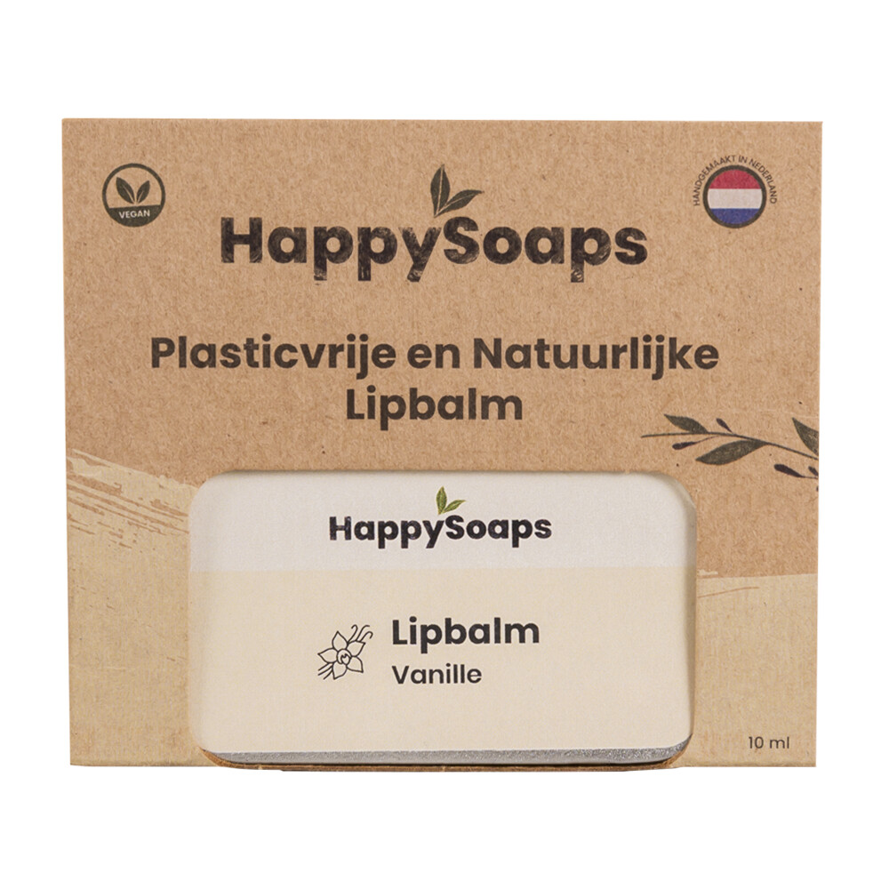 HappySoaps Lipbalm Vanille 10 gr