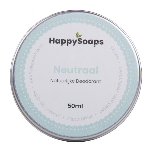 HappySoaps Natuurlijke Deodorant Neutraal 50 gr