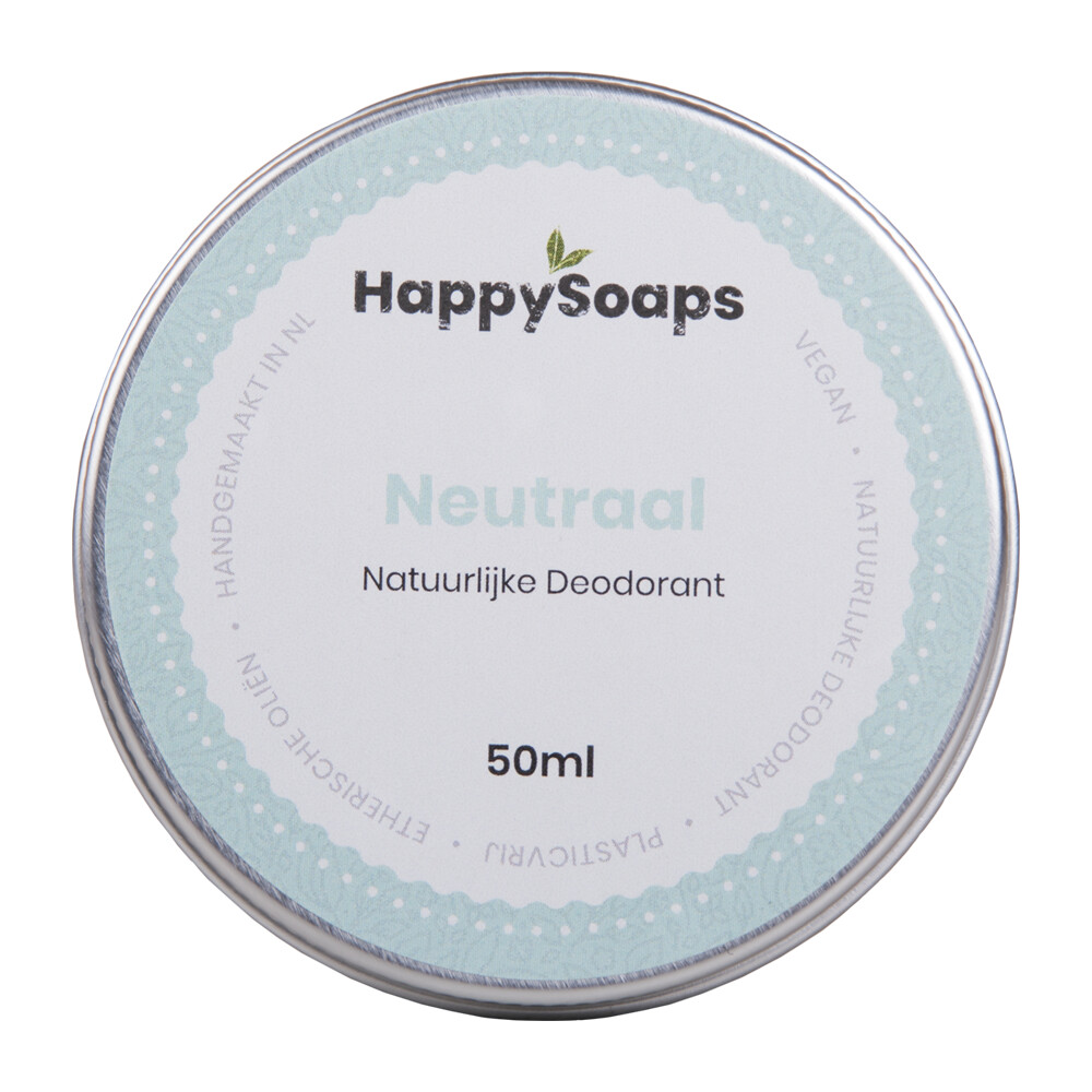 HappySoaps Natuurlijke Deodorant Neutraal 50 gr