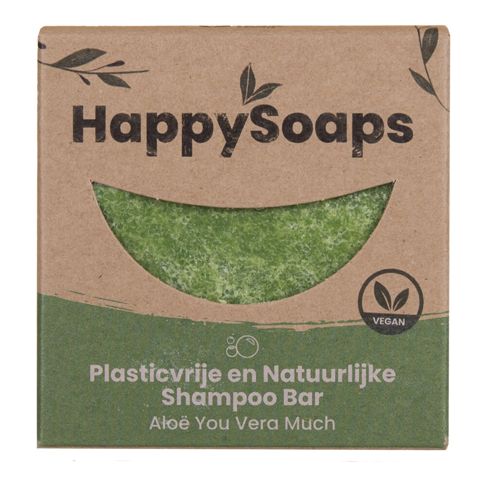 HappySoaps Shampoo Bar Aloë You Vera Much 70 gr