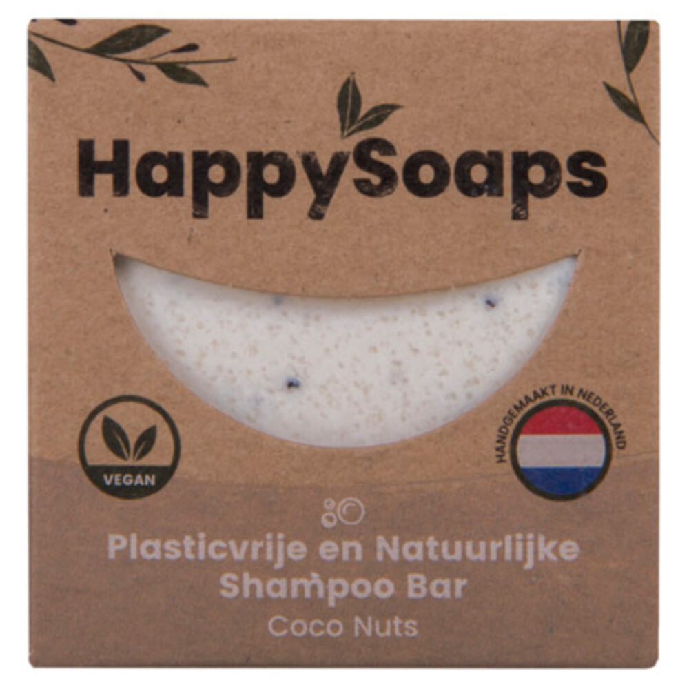 HappySoaps Shampoo Bar Coco Nuts 70 gr