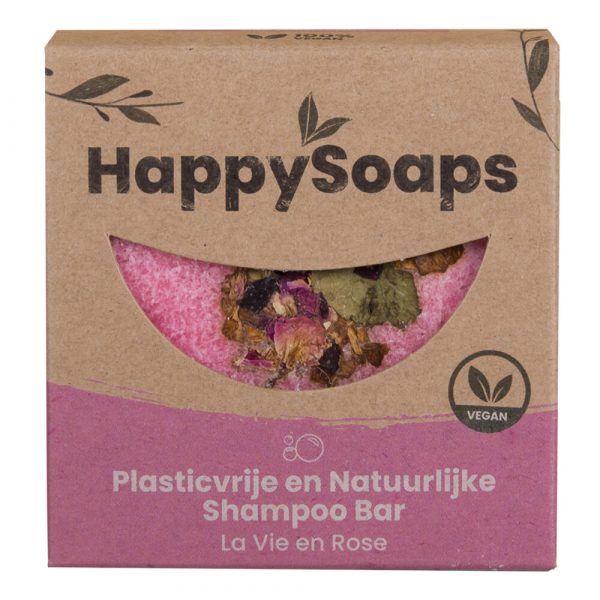 HappySoaps Shampoo Bar La Vie en Rose 70 gr